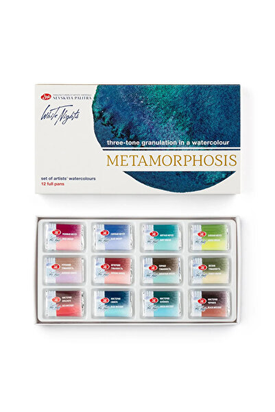 ST. PETERSBURG White Nights Metamorphosis Granulation Sulu Boya Seti 12 Renk ...