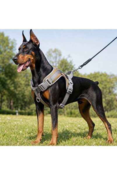 Nobleza Anti-push harness with comfortable padding for large dogs, size L, ne...