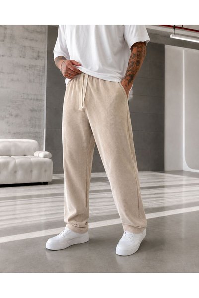 Quik-max Kadife Baggy Pantolon