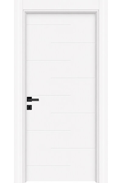 kapa Modern Oda Kapısı - Pvc Kaplı Mdf İç Oda Kapısı - 202x88cm 16'lık Kasa