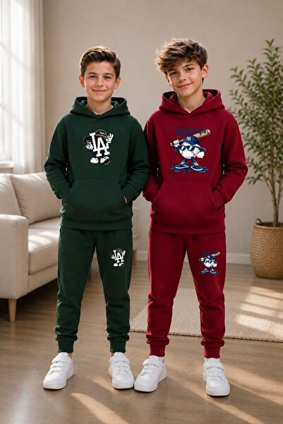 armicem Armikids Unisex Children's Printed 2-Piece Tracksuit Set Multi-Colore...