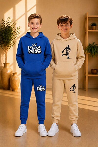 armicem Armikids Unisex Children's Printed 2-Piece Tracksuit Set Multi-Colore...