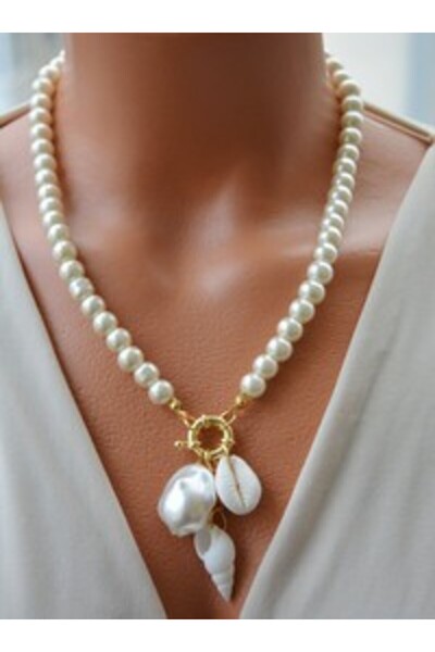 Stoneage Necklace - White -