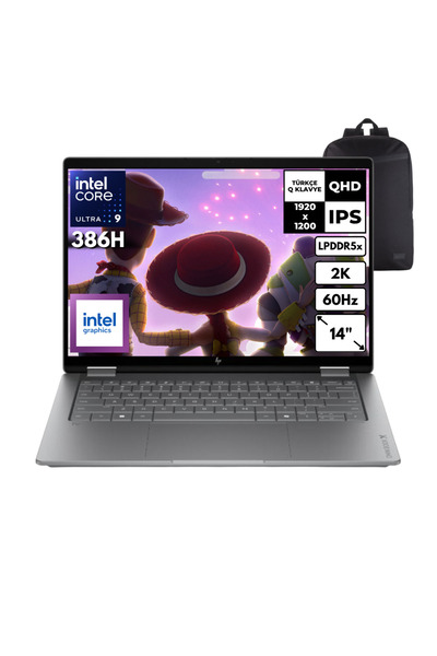 HP OmniBook X Flip 14-KB0000NT U9-386H 48GB 1TB Intel 14" QHD 2in1 Win11Home ...
