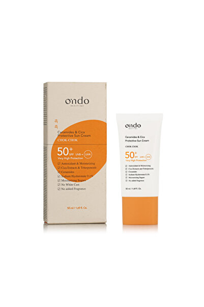 Ondo Beauty 36.5 CHOK-CHOK Ceramide și Cica Cremă de protecție solară SPF 50+...