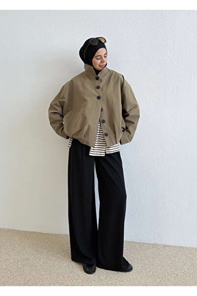 MODA AKSA 2103 DÜĞMELİ CEKET YEŞİL