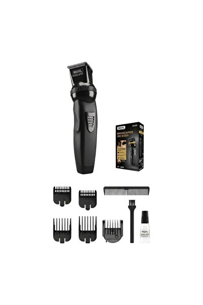 Wahl Manscaper 360 Rotating Head Cordless Body Trimmer, Black