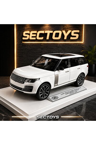 scntoys Range Rover Diecast Model Araba 1:24 Ölçek Sesli Işıklı Land Rover Ra...