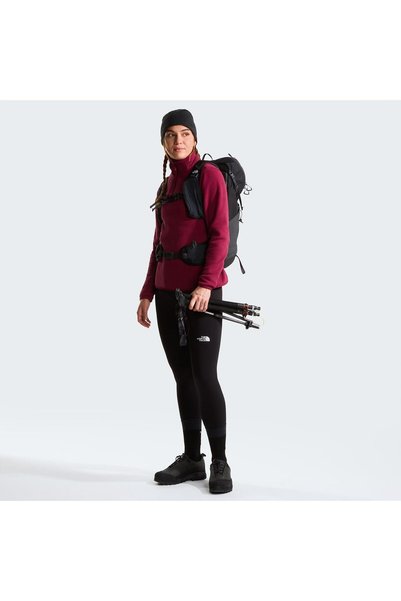 THE NORTH FACE W Glacier Fleece 1/4 Zip Jacket Women's Jacket Nf0A8D2Jmvo1 Claret Red-S