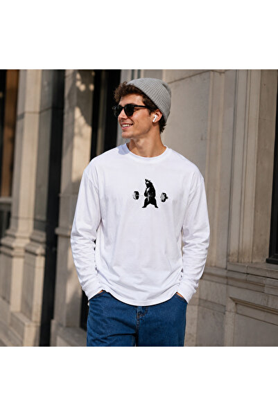 URBANTRENDSTORE Premium Basic Long Sleeve T-Shirt Printed 100% Cotton