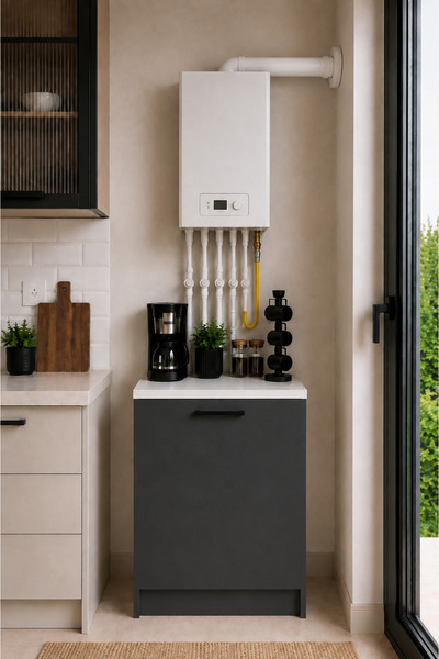 Tdesigno Bien Kombi Alt Dolabı – Kahve Köşesi - Çok Amaçlı Dolap - Erzak - Mu...