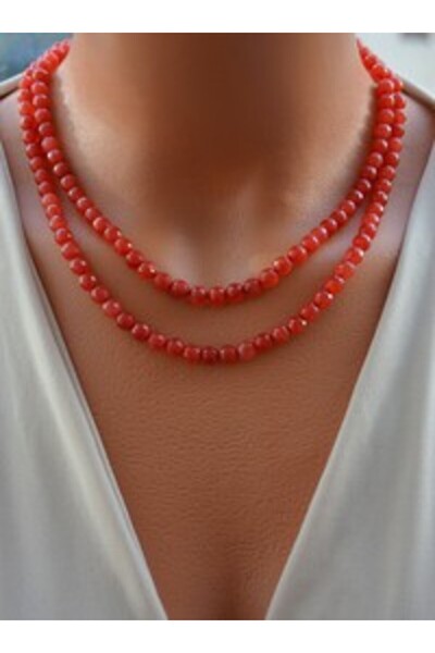 Stoneage Fazet Cut Jade Necklace - Multi-Colored