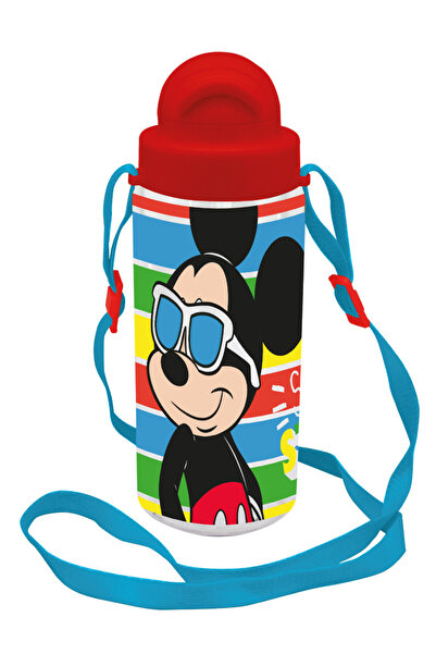 Disney Mickey Πλαστικό μπουκάλι Sun με γάντζο 500 ml