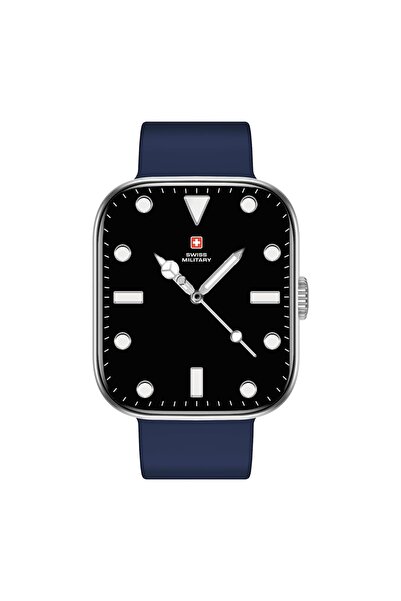 Swiss Military Alps 4 Smart Watch, 1.75 inches AMOLED Display, Blue