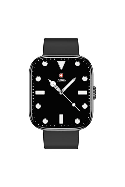 Swiss Military Alps 4 Smart Watch, 1.75 inches AMOLED Display, Black