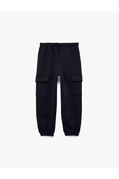Koton Oversize Balloon Form Sweatpants with Raised Pocket Detail