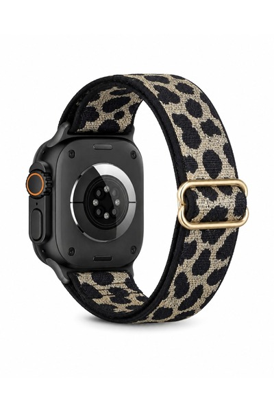 Alstrap Apple watch 11-10 42mm seri 4-5-6-7-8-9 Uyumlu 38-40-41mm Kumaş Elast...