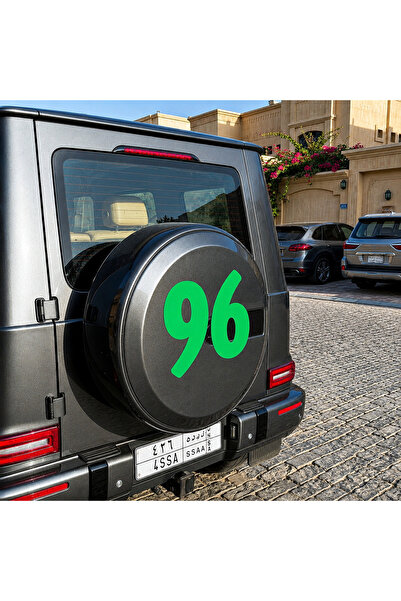 Generic Saudi National Day 96 Green Vinyl Sticker, Model 96 Premium Car Decal...