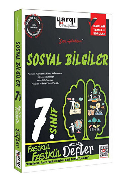Yargı Yayınevi Yargı Ders Arkadaşım 7.Sosyal Bilgiler Fasikül Fasikül Akıllı ...