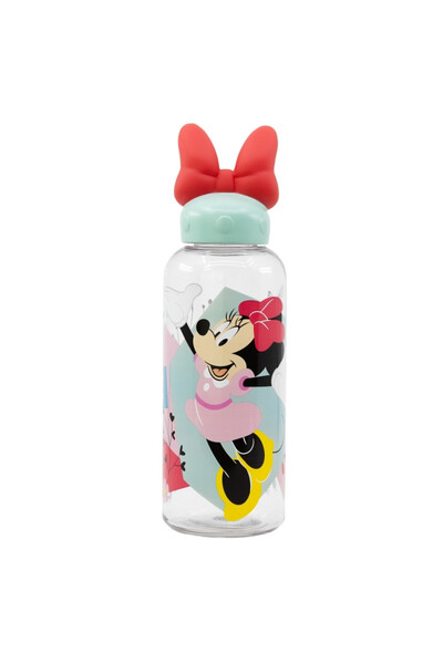 disney minnie Πλαστικό Μπουκάλι Νερού με 3D Φιγούρα 560 ml