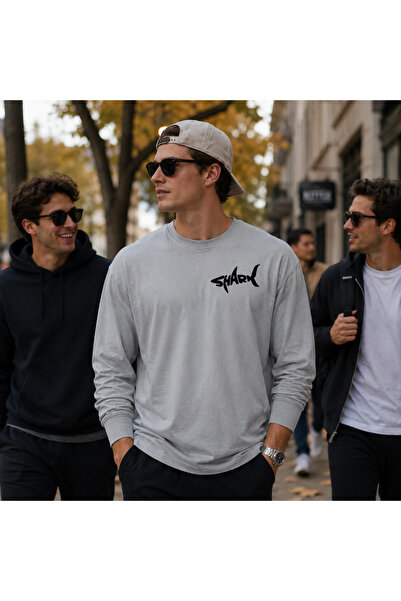 URBANTRENDSTORE Premium Basic Long Sleeve T-Shirt Printed 100% Cotton