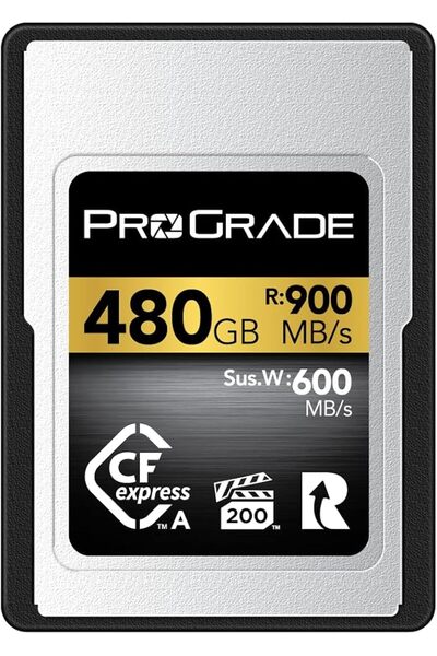 ProGrade Digital CFexpress ™   بطاقة ذاكرة من النوع A 2.0 (480 جيجابايت) ذهبي...