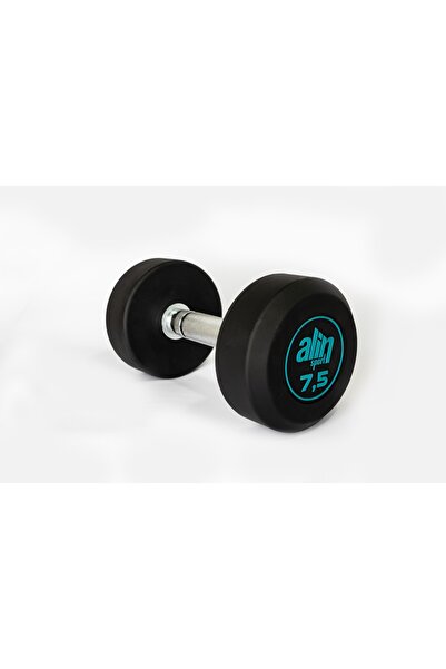 ALİN Sport 7,5 KG Kauçuk Kaplı Profesyonel Olimpik DUMBBELL ( Dambıl )