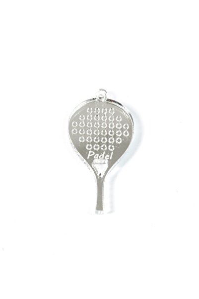 NO BRAND Ρακέτα Padel με τον κρίκο στο πάνω μέρος μεταλλικό χρώμα plexiglass ...