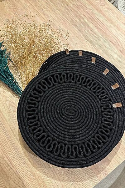 Comfort Craft طقم تقديم أمريكي دائري من 6 قطع موديل كريزانتيم (33 سم) |   طقم...