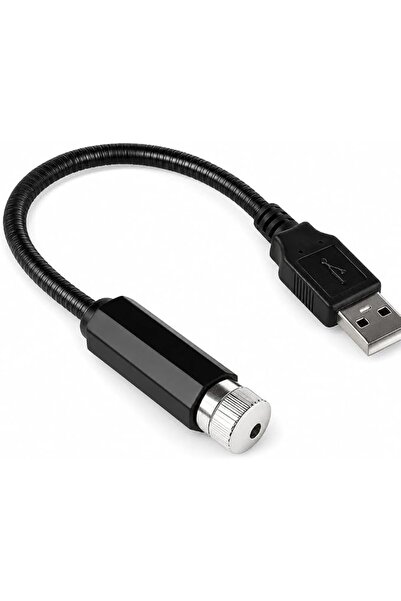 fitto جهاز عرض ضوئي USB للسيارة والمنزل - مرن بزاوية 360 درجة °   مصباح سقف ب...