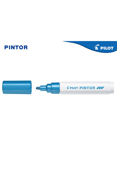 Pilot Μαρκαδόρος Ζωγραφικής Μπλε της Σειράς Pintor με Μεσαία Μύτη (SW-PT-MML)