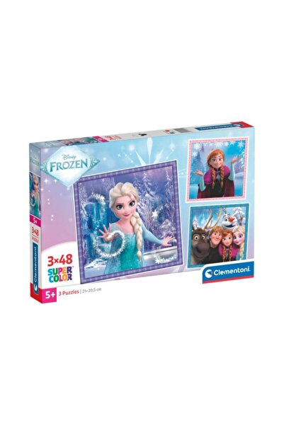 CLEMENTONI Παιδικό Παζλ Σούπερ Χρωματιστό Disney Frozen 3x48 τεμάχια