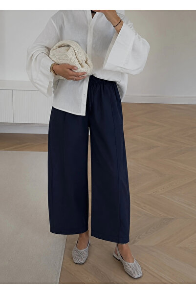 MODA AKSA CHİNO DİKİŞLİ PALON PANTOLON LACİVERT