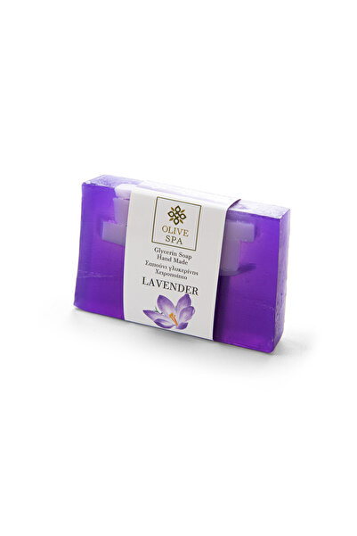 OLIVE SPA Χειροποίητο Φυτικό Σαπούνι Γλυκερίνης - Λεβάντα