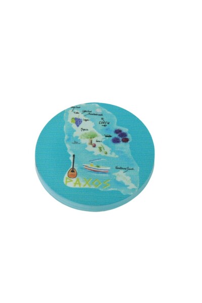 NO BRAND Παξοί με χάρτη στρογγυλό κρεμαστό plexiglass 40mm/10 τμχ