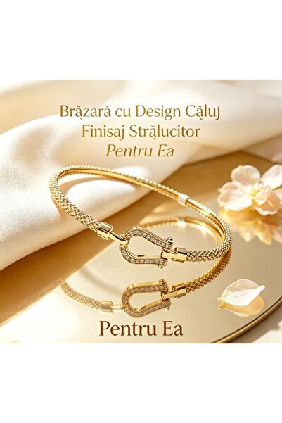 Frasin Select Brățară rigidă, mărime fixă, finisaj placat cu aur.
