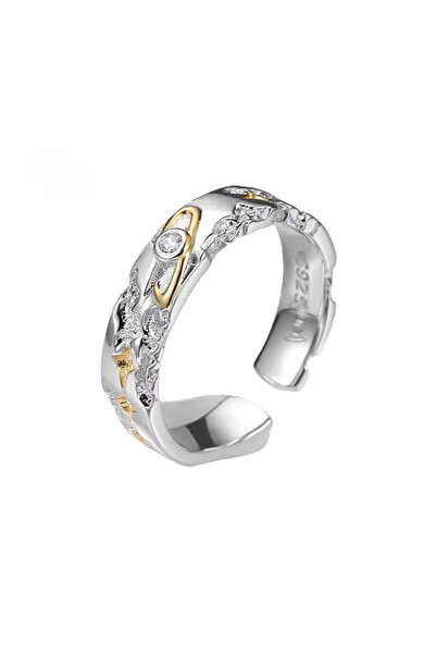 Peach Jewelry Δαχτυλίδι Ισαβέλλα Ασήμι 925 Περίτεχνο Ρόδιο Με Λευκό Ζιργκόν Κ...