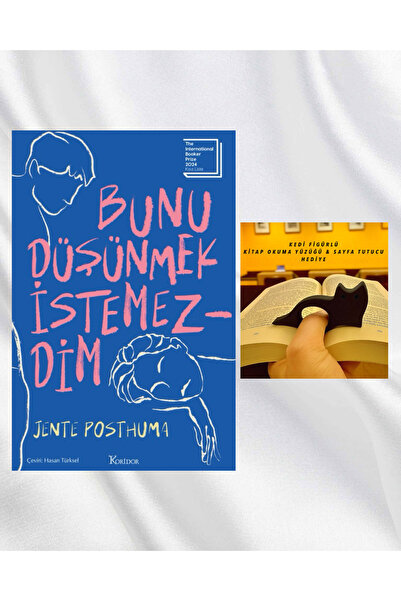 Koridor Yayıncılık BUNU DÜŞÜNMEK İSTEMEZDİM / KEDİ FİGÜRLÜ KİTAP OKUMA YÜZÜĞÜ...