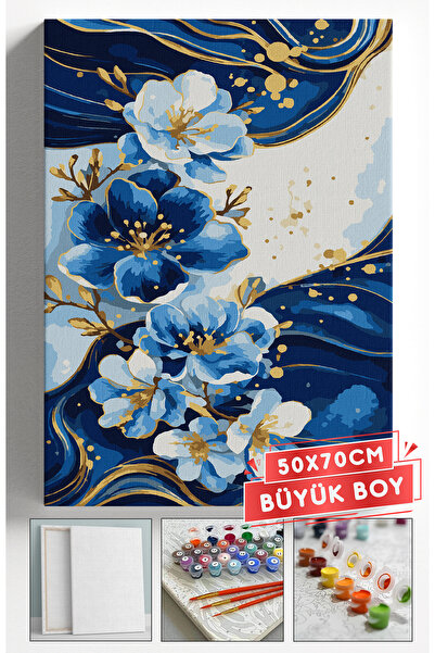 Akihabara Sayılarla Boyama Hobi Seti Çerçeveli Numaralı Tuval Fırça Boya Dahi...
