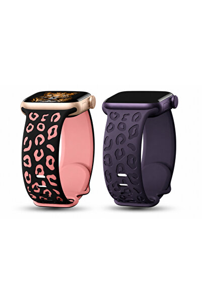 Dexmon Huawei Watch Fit 3 / Fit 4 / Fit 4 Pro / Fit 5 / Fit 5 Pro Uyumlu Leop...