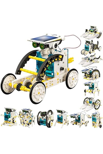 DYOMNIZY STEM 13-in-1 Solar Power Robots Creation Toy | Educational DIY Robot...
