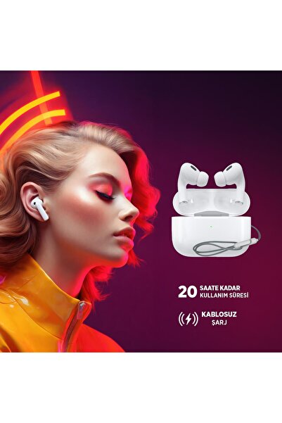 Polosmart PBS167 Kablosuz Bluetooth 5.3 Kulaklık Type-C Dokunmatik Kontrol Wi...