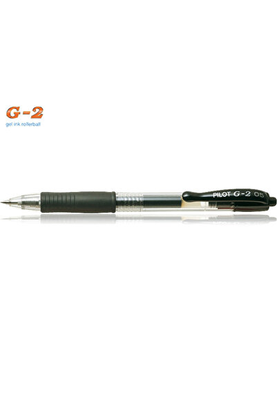 Pilot Στυλό τζελ με κουμπί 0,5 χιλ. G-2 Μαύρο (BL-G2-5B)