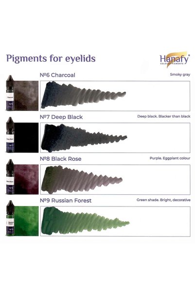 HANAFY Black Rose No8 15ml Permanent Makeup Eyeliner Pigment