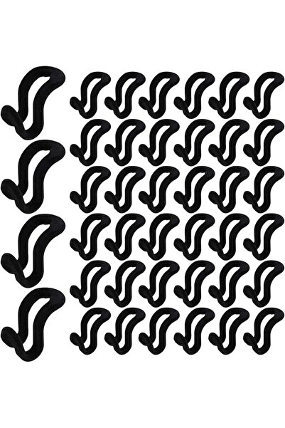 TERRIFI 40 Pcs Velvet Hanger Connector Hooks, Heavy Duty Cascading Closet Spa...