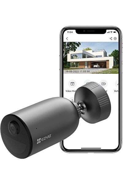 EZVIZ EB3 Security Camera with Battery, 2K Wifi Camera CCTV, Outdoor Wire-fre...