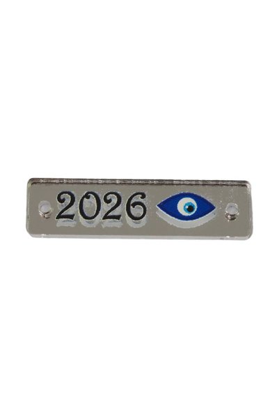 NO BRAND 2026 Ταυτότητα με ματάκι εκτυπωμένη plexiglass σύνδεσμος 7x29mm - %c...