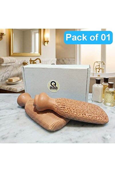 Q TRIPLE A QAAA Premium Organic Clay Foot Scrubber Natural Terracotta Callus ...