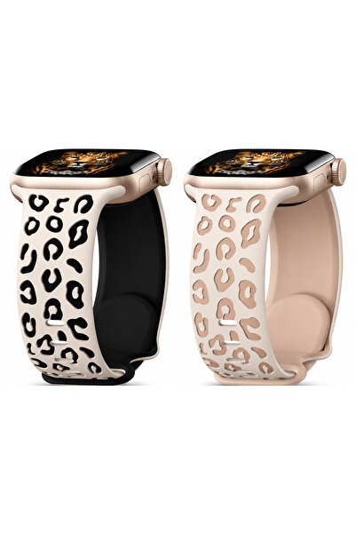 Dexmon Huawei Watch Fit 3 / Fit 4 / Fit 4 Pro / Fit 5 / Fit 5 Pro Uyumlu Leop...