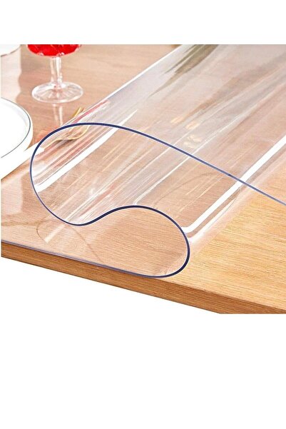 MRT PLASTİK 1.2 mm Domestic Production - Transparent Pvc Tablecloth - Odorless - Suitable for Food Contact - Does Not Contain Phthalates